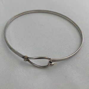 925 Sliver Bracelet  - front hook clasp